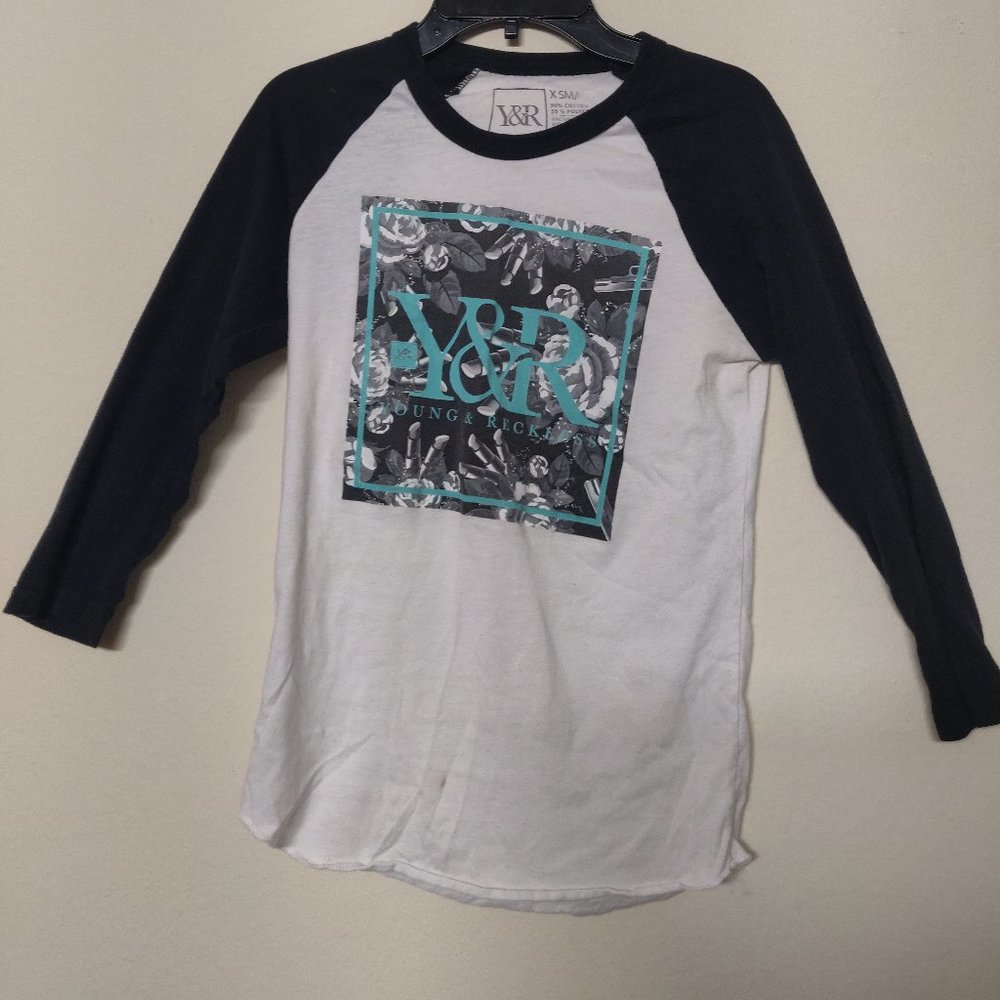YOUNG & RECKLESS LONG SLEEVE TEE SHIRT